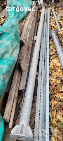 масивна тежка 4 метра дебелостенна стоманена поцинкована колона