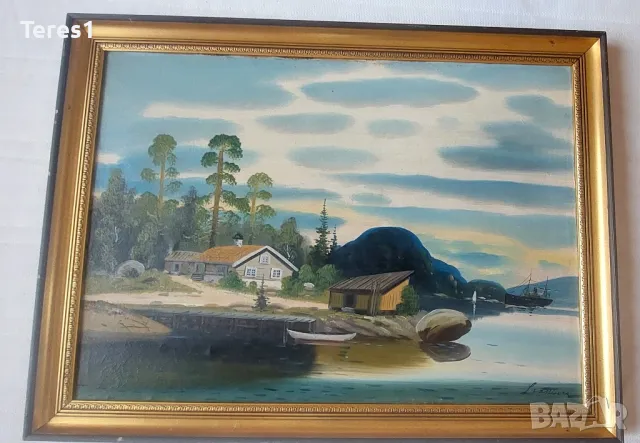 Норвежки пейзаж Картина