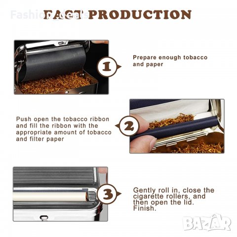 Нова Преносима метална кутия автоматична Машина за свиване на цигари, снимка 6 - Други стоки за дома - 39988220