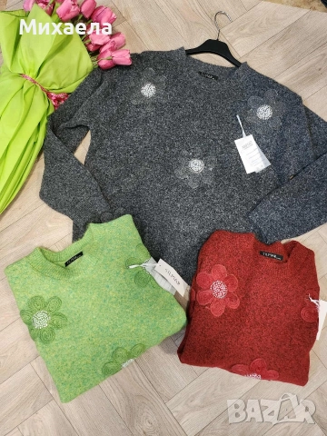Дамски блузи - три цвята - 30 лв., снимка 6 - Блузи с дълъг ръкав и пуловери - 52752160