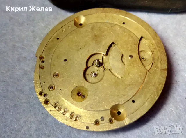 МЕХАНИЗЪМ от РЯДЪК КОЛЕКЦИОНЕРСКИ СТАР ШВЕЙЦАРСКИ ДЖОБЕН ЧАСОВНИК 12311, снимка 6 - Антикварни и старинни предмети - 48563362
