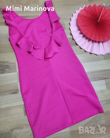 Последна Изчистена цикламена рокля Jennifer lopez , снимка 2 - Рокли - 30494569