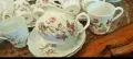 Колекционерски сервиз за кафе  - модел - TORSE PINK FLOWERS  от HAVILAND Limoges. , снимка 4