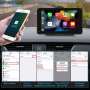 Мултимедия 7 инча carplay android auto монитор универсална медия, снимка 8