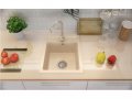 Гранитна Мивка за Кухня модел РИГА Антибактериална Бежава Кухненска Мивка, снимка 8