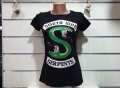 Нова дамска тениска с дигитален печат на сериала RIVERDALE, Southside serpents, снимка 8