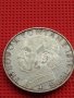 Сребърна монета 5 дойче марки 1969г. 150г. От рождението на Теодор Фонтани 39628, снимка 9