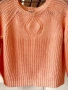 Кроп пуловер реглан в  нюанс „Peach Fuzz“ , снимка 7
