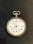 Швейцарски джобен часовник с посребрени капаци 1905г. - 10 РУБИНА - ПРОМОЦИЯ, снимка 1