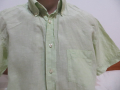 Мъжка риза с къс ръкав от лен Easy Wear, снимка 3