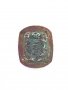 Стара бронзова тока с етно мотиви №0923, снимка 1 - Антикварни и старинни предмети - 34326366