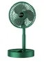 Вентилатор с 3 скорости, преносим, настолен, регулируем зелен, снимка 3