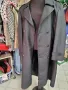 дълъг черен тренчкот, шлифер- XXL, снимка 8