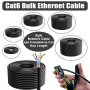 MEIPEK Ethernet кабел 40 метра, CAT6 Bulk, UTP, без RJ45 конектори, снимка 5