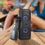 Караоке Bluetooth колона KTS-2222 с безжичен микрофон, снимка 1