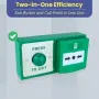 SecureMyDoor бутон за аварийно излизане Exit + reset call point, снимка 2