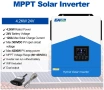 Хибриден соларен инвертор 12v 24v 48v MPPT, снимка 2