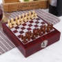 Луксозен Сет за Вино и Шах в Дървена Кутия с Аксесоари. Сет за Вино.Подаръчна Кутия за Вино и Шахмат, снимка 4