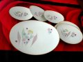Комплект от баварски порцеланови чинийки, снимка 1 - Антикварни и старинни предмети - 33816511