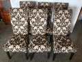 Шест тапицирани стола за трапезария, снимка 3