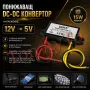 Конвертор от 12V на 5V 3А 15W Понижаващ DC - DC Преобразувател Step Down, снимка 1