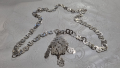 Сребърно колие ръчна изработка , снимка 1 - Колиета, медальони, синджири - 44588891