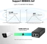 НОВ YuLinca 15,4 W Gigabit Poe инжектор, адаптер Non-Poe към Poe, Plug & Play, до 100 метра, снимка 3