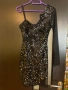 Елегантна секси рокля с пайети, снимка 1