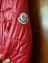 Moncler зимно яке с естествен косъм от полярна лисица на качулката, снимка 3