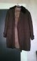 Нова топла мъжка шуба с естествена кожена подплата. Дължина-100 см Рамене -52 см. Ръкав -60см., снимка 1