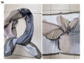 Красив дамски шал в различни принтове 70/70см, 100% памук, снимка 14