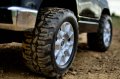 Акумулаторен джип TOYOTA Tundra 12V, лицензиран, с меки гуми, кожена седалка, снимка 6