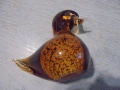 № 8426 Стара стъклена фигура патица  , снимка 2