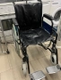 Чисто нова инвалидна количка с подлакътници и поставки за крака, снимка 3