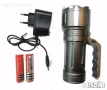 Мощен акумулаторен LED лед Фенер H-3405 28000w, снимка 3