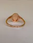 СССР златен пръстен Камея проба 583, снимка 10