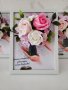 Рамка с послание и букет със сапунени рози за любимата учителка, снимка 5