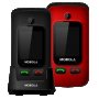 Мобилен телефон Mobiola MB610 черен и червен, снимка 5