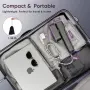 Нов Ръчен уред за пара VIWAVE 1200W туристическа ютия за дрехи 100-240V гладене пътуване багаж, снимка 7