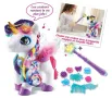 Интерактивна играчка VTech Styla Magic Makeup, плюшен интерактивен еднорог, танцува, пее и променя , снимка 4