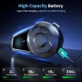 Нови интеркоми 2 броя цена за брой Fodsports FX-S Мотоциклетни Bluetooth слушалки V5.4, 2-посочен..., снимка 7