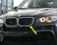 Хромиран елемент от решетката на БМВ BMW X5, снимка 2