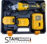 Безжичен Акумулаторен Ъглошлайф с Регулация на Оборотите STAHLMAYER 125mm 36V 8,0AH подарък 3 диска , снимка 4