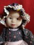 Стара ръчно изработена кукла момиче за колекционери но и за игра, снимка 6