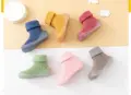 Детски есенни обувки с чорап тип пантофи, различни номера и цветове W SHOE2, снимка 2