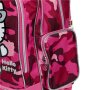 Ученическа раница с колелца, GIM, Hello Kitty, 34х15х50см, Розова, снимка 4