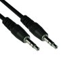 Кабел Аудио жак 3.5mm Мъжки към Мъжки 0.5м VCom SS001321 Cable St.Jack-St.Jack M/M