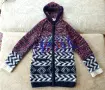 Isabel Marant H&M унисекс жилетка / плетено палто с качулка алпака, снимка 1