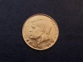1963 Медал ЗЛАТЕН 21,6 карата Кенеди Далас RRR монета златна