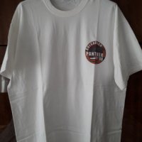 Мъжка лятна бяла фланелка с лого, снимка 4 - Тениски - 29607741